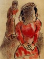 Tamar DaughterinLaw of Judah de La Bible contemporaine de Marc Chagall